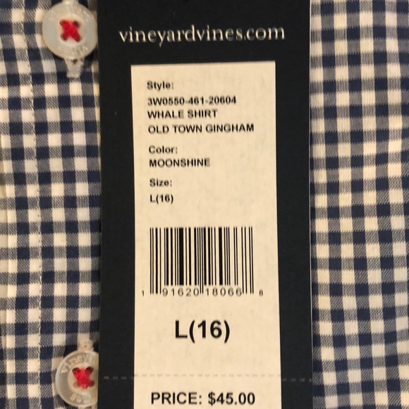 Vineyard vines boys size 16 dress shirt - Picture 2 of 7